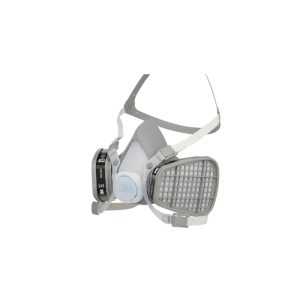 Half-face disposable respirator