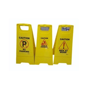 Plastic Caution sign board
